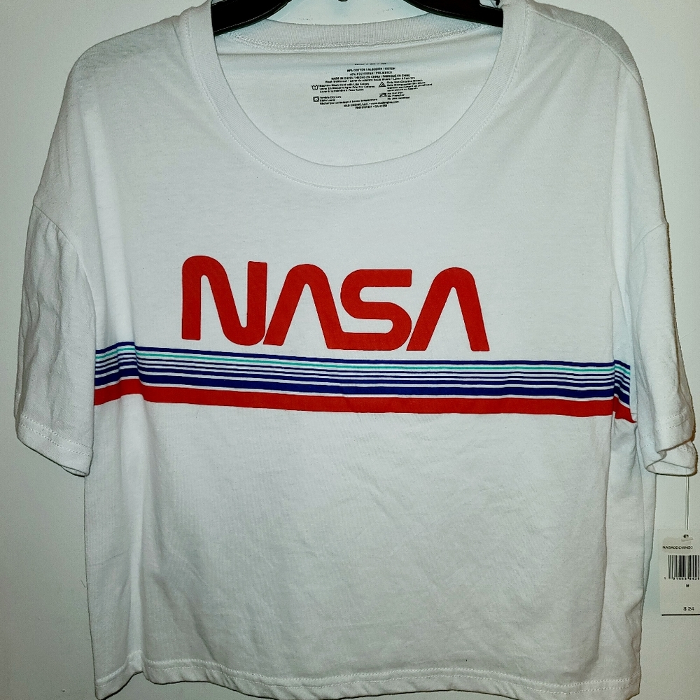 NASA Stripe Crop Top